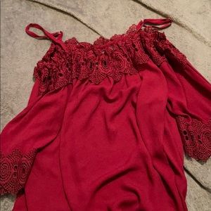 red blouse